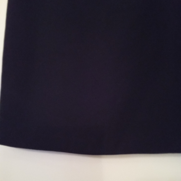Friction Ladies Zip up Navy  Pencil Skirt - Picture 7 of 14